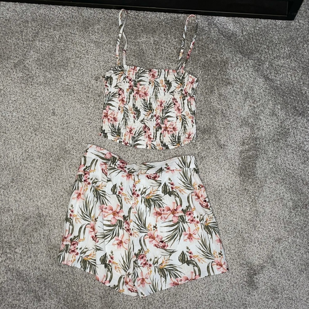 Tropical Floral Matching Set